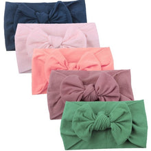 Load image into Gallery viewer, Hot Baby Headband Baby Girls Hair Accessories Toddler Turban Headband Hair Band Bows Accessories Headwear Chouchou Cheveux Fille