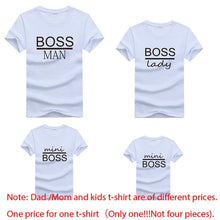 Load image into Gallery viewer, Gourd doll Family Matching Outfits Mommy Daddy Kid Son Baby T-Shirt Shirts Family Clothes Child T-Shirt Letter Print Tops
